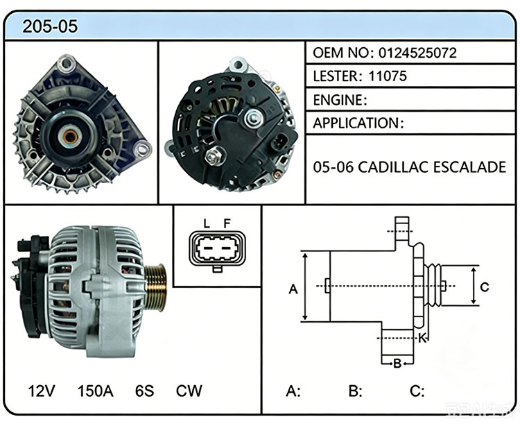 A005-05（0-124-525-072 11075）