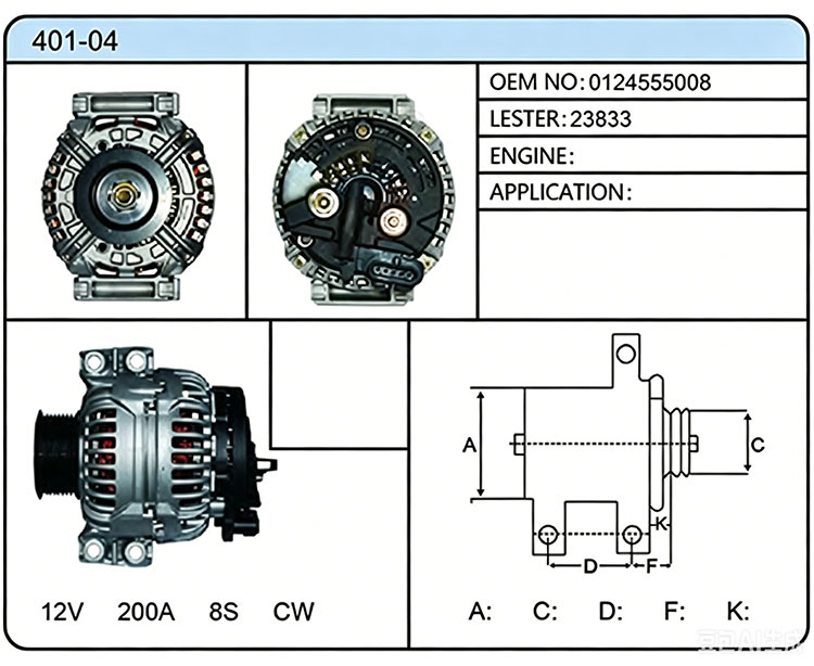 A061-04（0-124-555-008 23833）