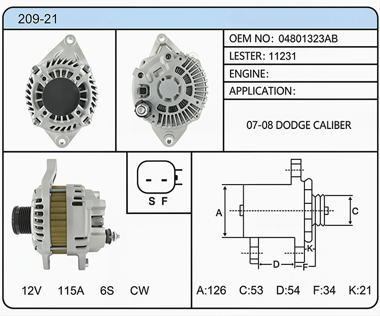 A009-21（04801323AB 11231）