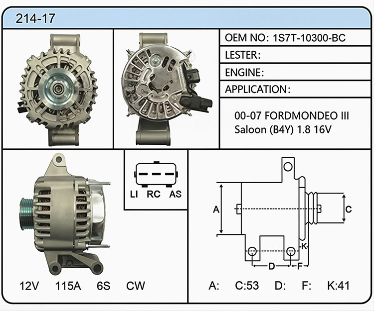 A014-17(1S7T-10300-BC)
