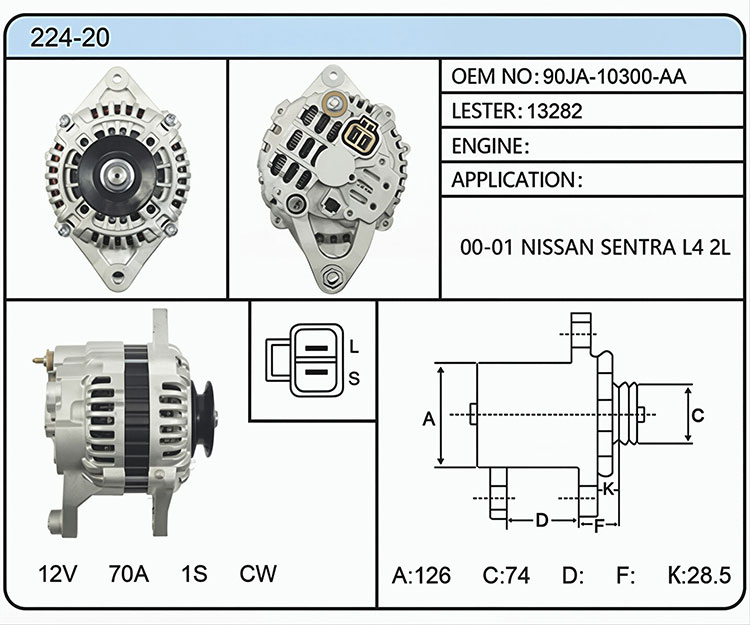 A024-20（90JA-10300-AA 13282）