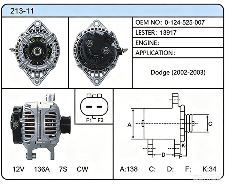 A013-11（0-124-525-007 13917）