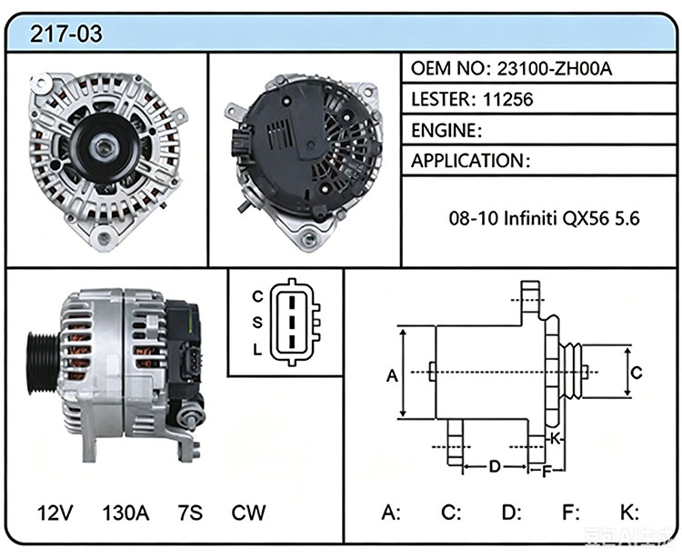 A017-03(23100-ZH00A 11256)