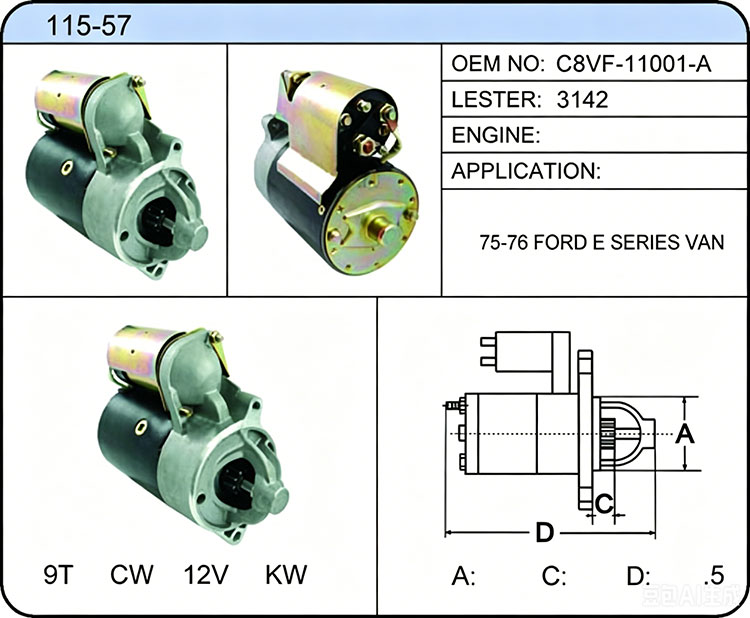 S015-57 (C8VF-11001-A 3142)