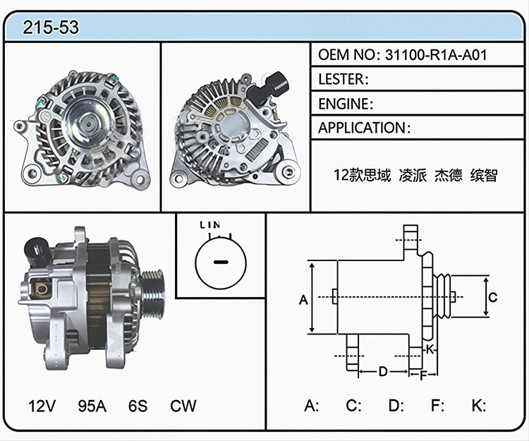 A015-53 (31100-R1A-A01)
