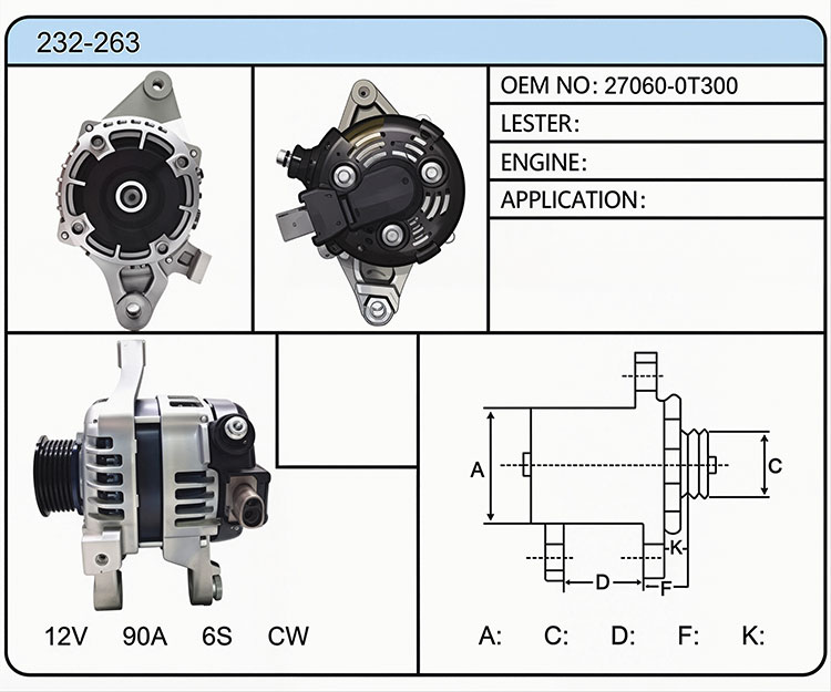 A032-263（27060-0T300）